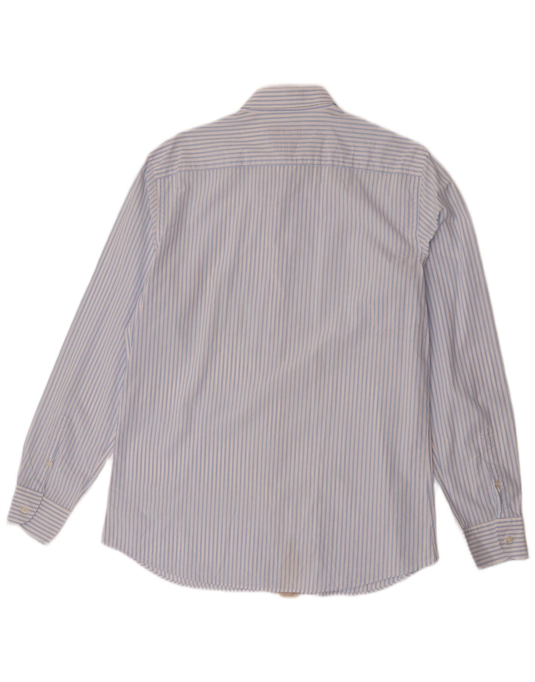 Camicia casual da uomo Massimo Dutti in cotone a righe grandi blu