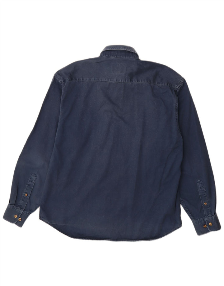 Camicia da uomo Dickies in cotone blu navy medio