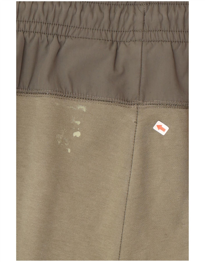Pantaloni da tuta da uomo Nike Large in cotone color block verde