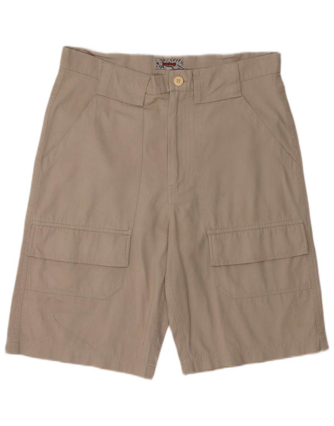 Pantaloncini cargo vintage da uomo medi W32 in cotone beige
