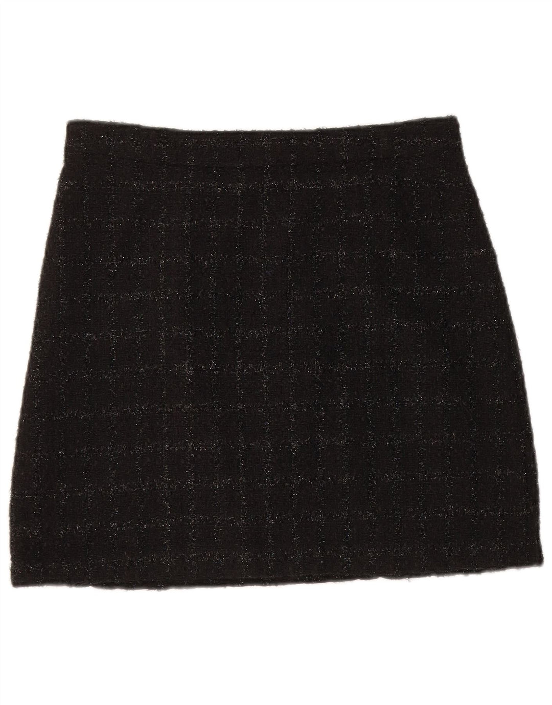 Minigonna da donna Warehouse UK 10 piccola W28 poliestere a quadri nero