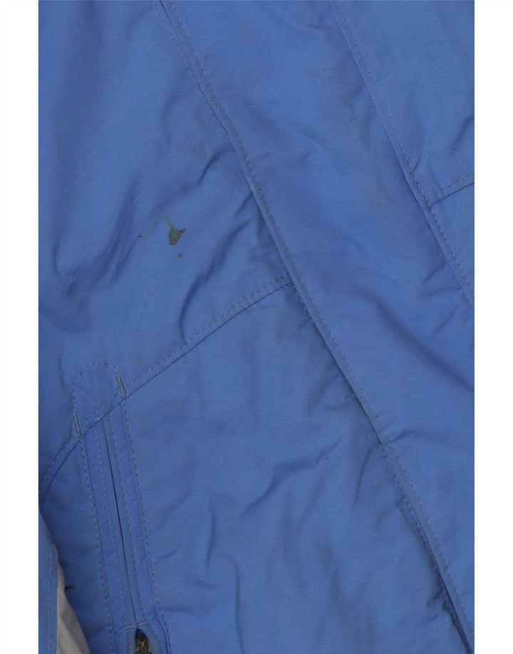 Giacca a vento con cappuccio da uomo Belfe UK 38 Blu medio color block