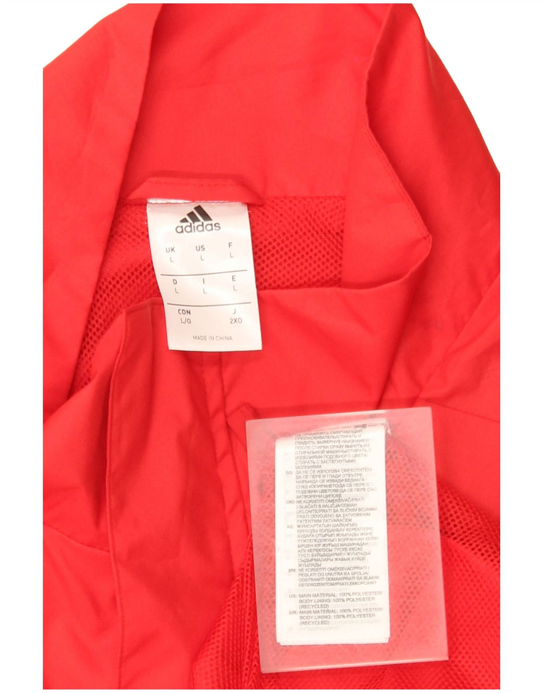 Giacca da uomo Adidas Munster Rugby Graphic Pullover Tuta da ginnastica grande rossa