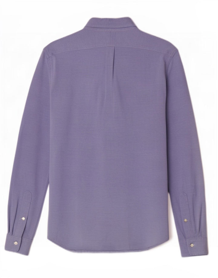 Camicia da uomo Ralph Lauren piccola in cotone blu
