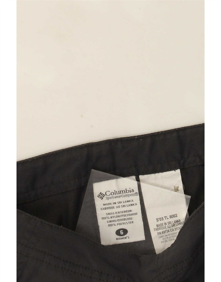 Pantaloni dritti da donna Columbia US 6 Medium W26 Nylon grigio