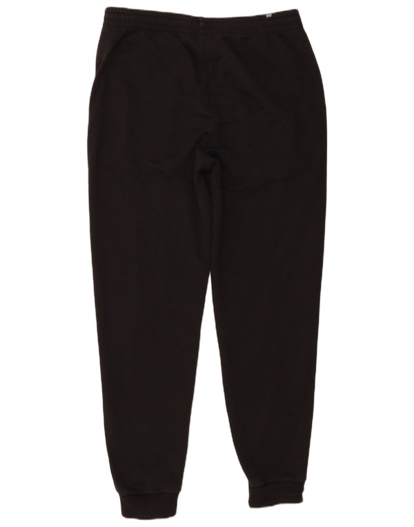 Puma Pantaloni da tuta con grafica da donna Joggers UK 16 Large Nero Cotone