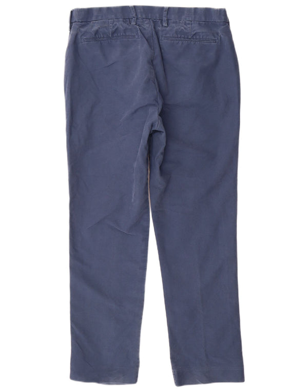 Pantaloni chino affusolati da uomo Marks & Spencer W34 L29 cotone blu
