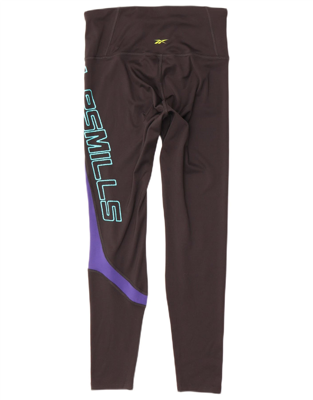 Leggings grafici da donna Reebok UK 12/14 Medium Black Colourblock