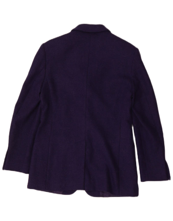 Giacca blazer oversize a 3 bottoni Max Mara da donna Weekend UK 10 Small Viola