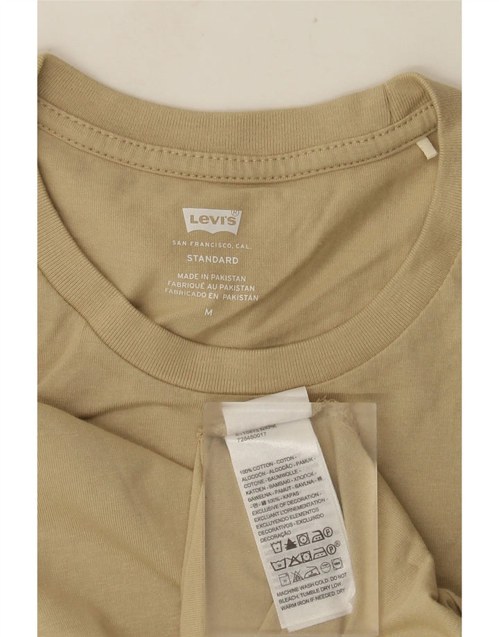 LEVI'S Maglia standard da uomo a maniche lunghe in cotone beige medio