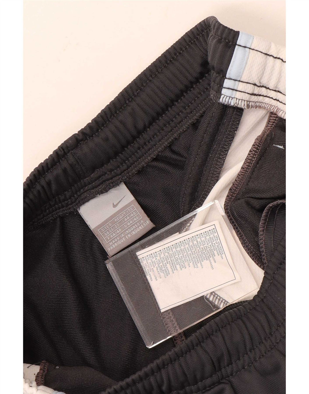 Pantaloni da tuta Nike da uomo UK 35/37 Small Grigio Colourblock Poliestere