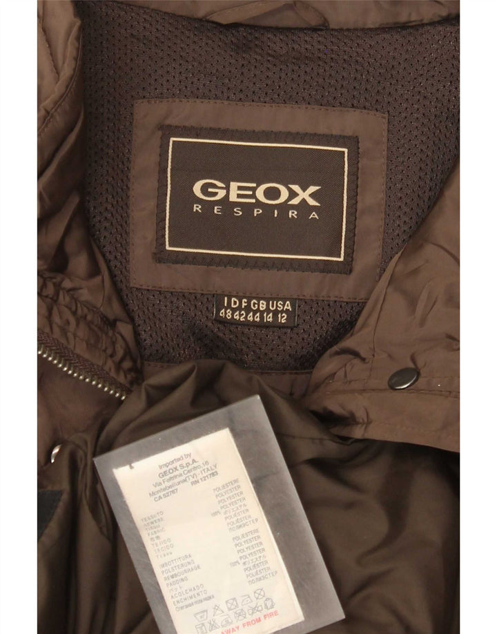 Giacca utility da donna Geox UK 14 Large Marrone Poliestere