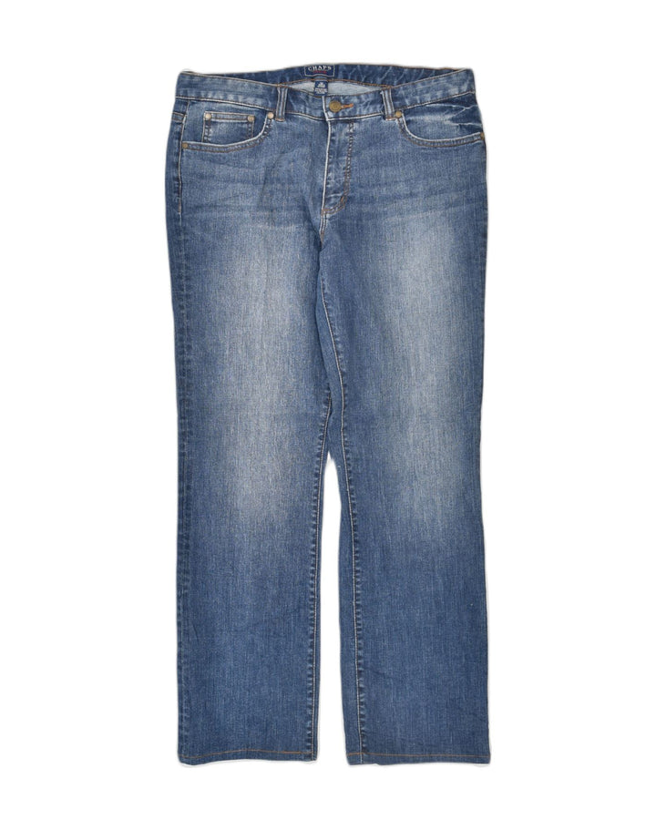 CHAPS Womens Straight Jeans US 12 Large W30 L34 Blue Cotton | Vintage | Thrift | Second-Hand | Used Clothing | Messina Hembry 