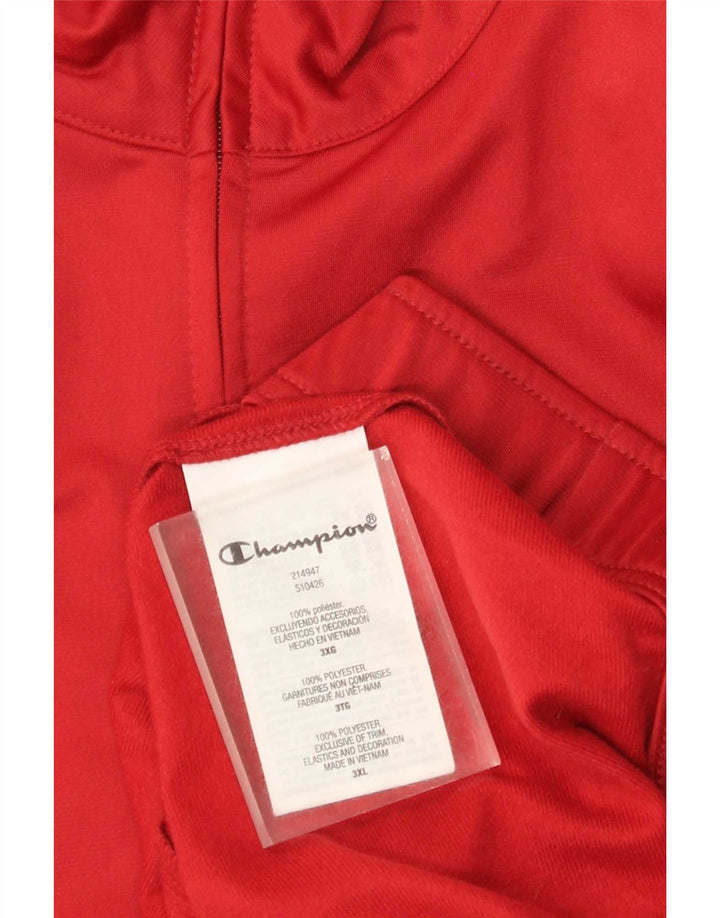 Giacca sportiva da uomo Champion 3XL rossa in poliestere