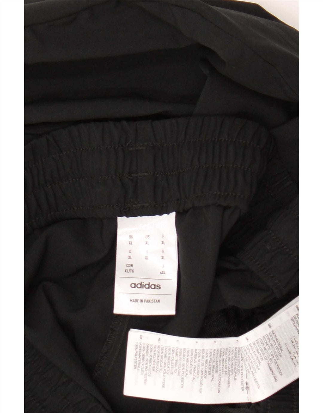Pantaloni da tuta da uomo Adidas XL poliestere nero