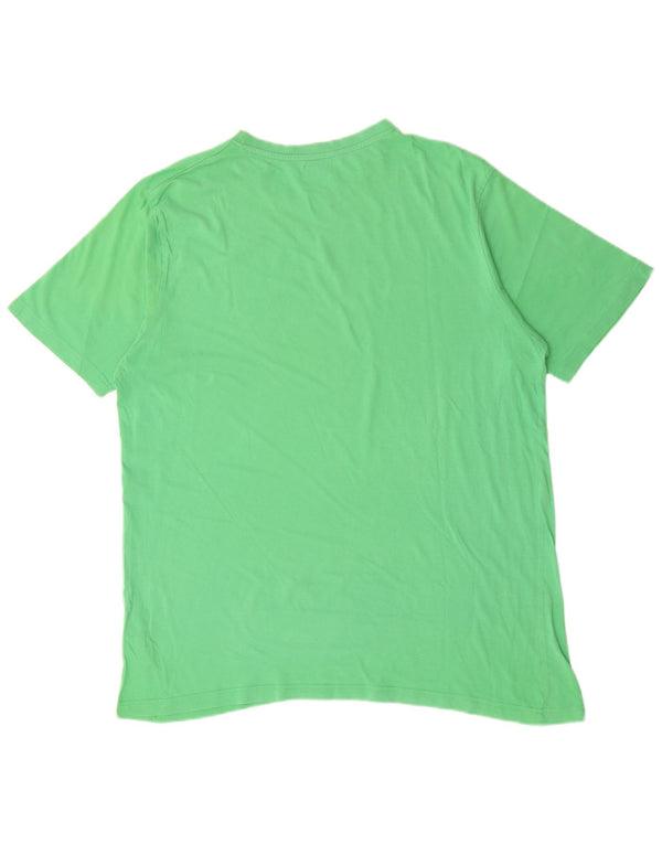 T-shirt grafica da donna Kappa Top UK 20 2XL cotone verde