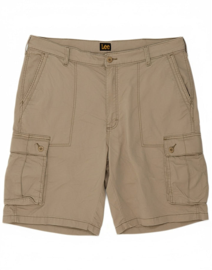 LEE Mens Cargo Shorts W40 XL  Beige Cotton Vintage Lee and Second-Hand Lee from Messina Hembry 