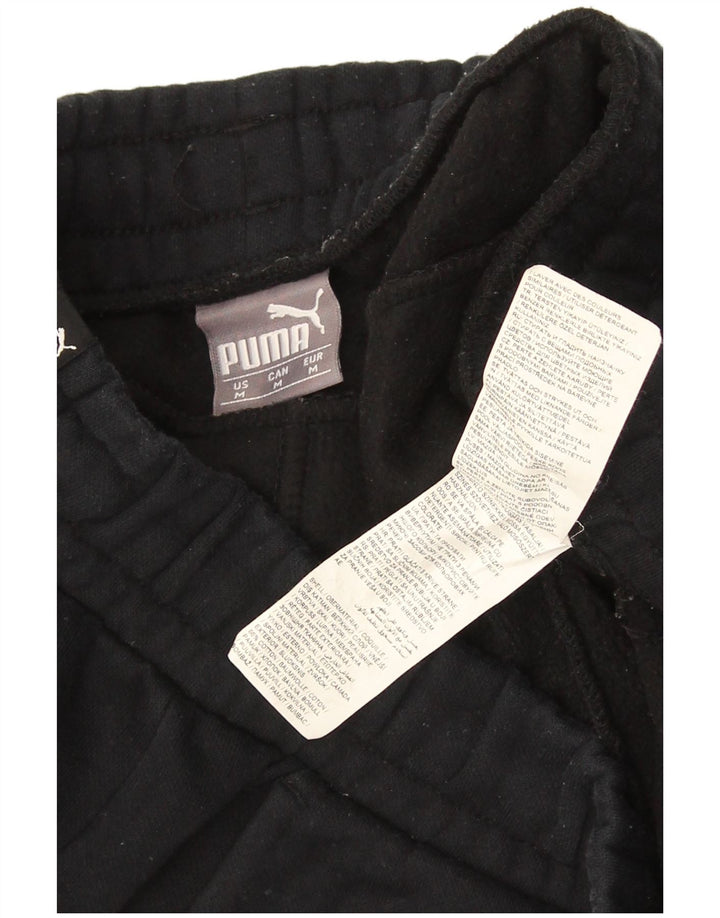 Pantaloni da tuta da uomo Puma Joggers Medium Black Cotton