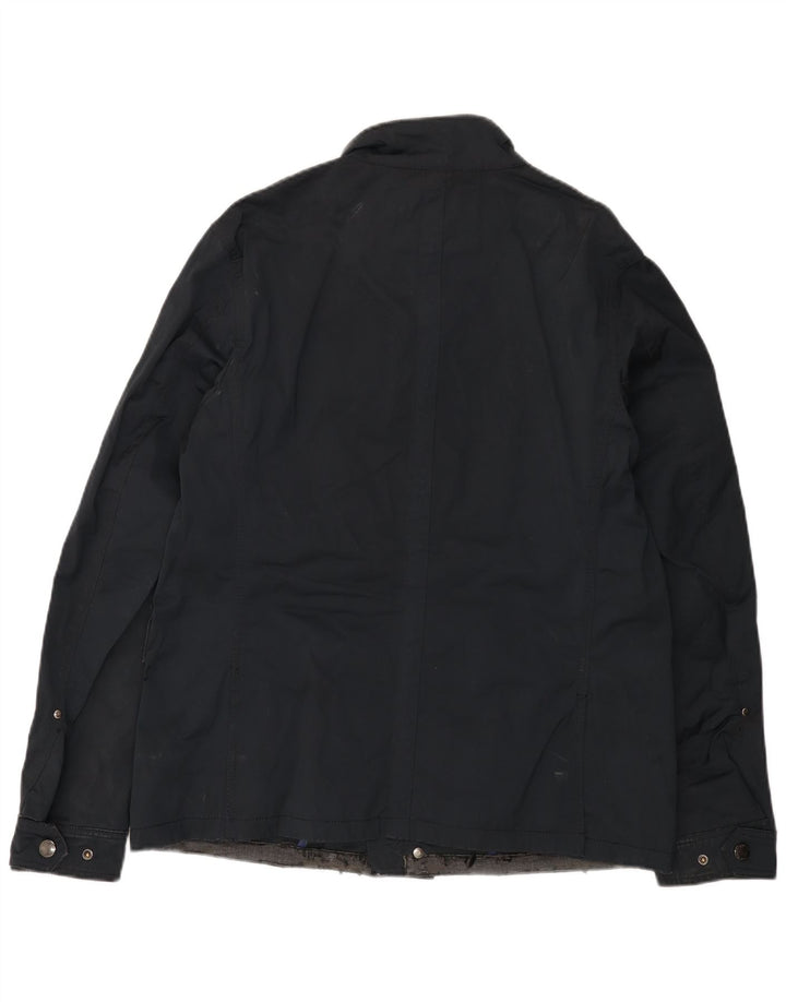 Giacca utility da uomo Zara UK 42 XL poliestere blu navy