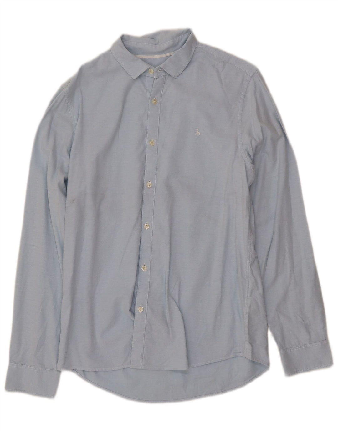 JACK WILLS Camicia da uomo vestibilità classica in cotone blu medio