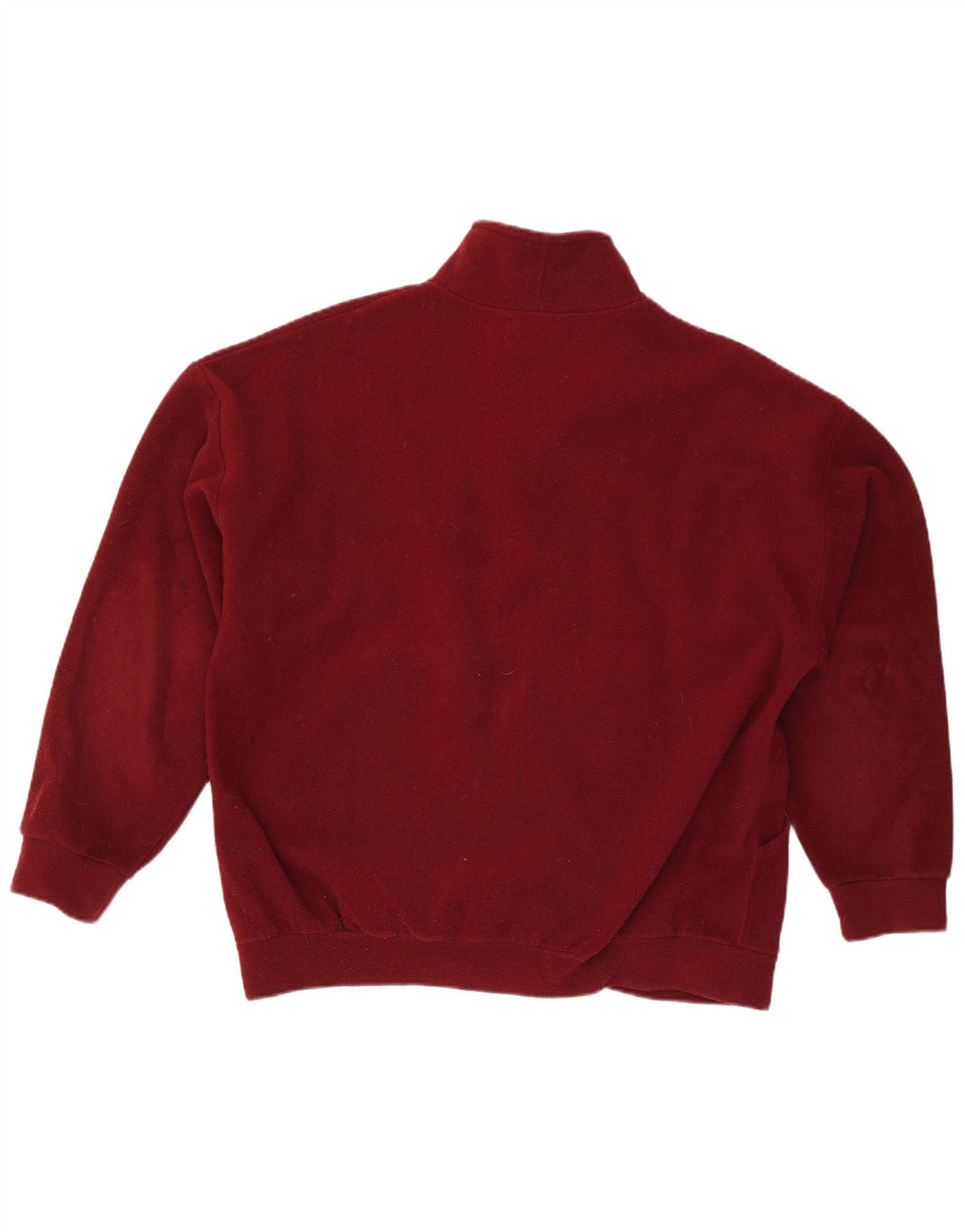 Giacca in pile da uomo vintage UK 42 XL Poliestere marrone