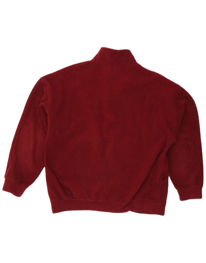Giacca in pile da uomo vintage UK 42 XL Poliestere marrone