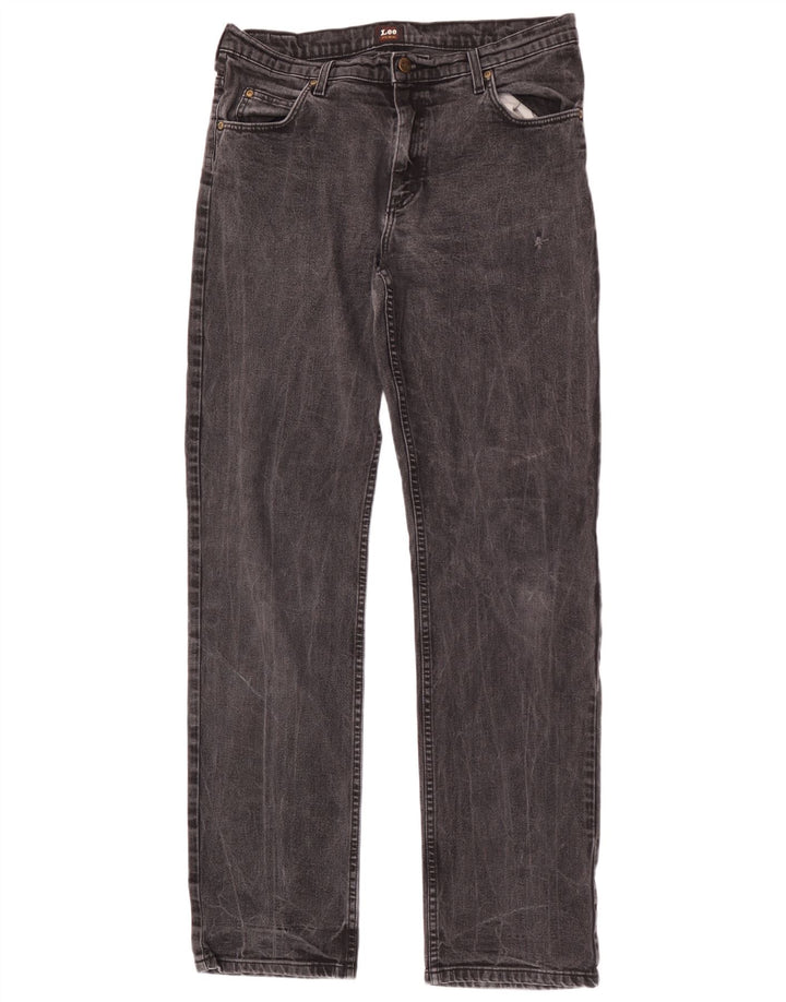 Jeans dritti da uomo Lee Brooklyn W36 L36 cotone nero