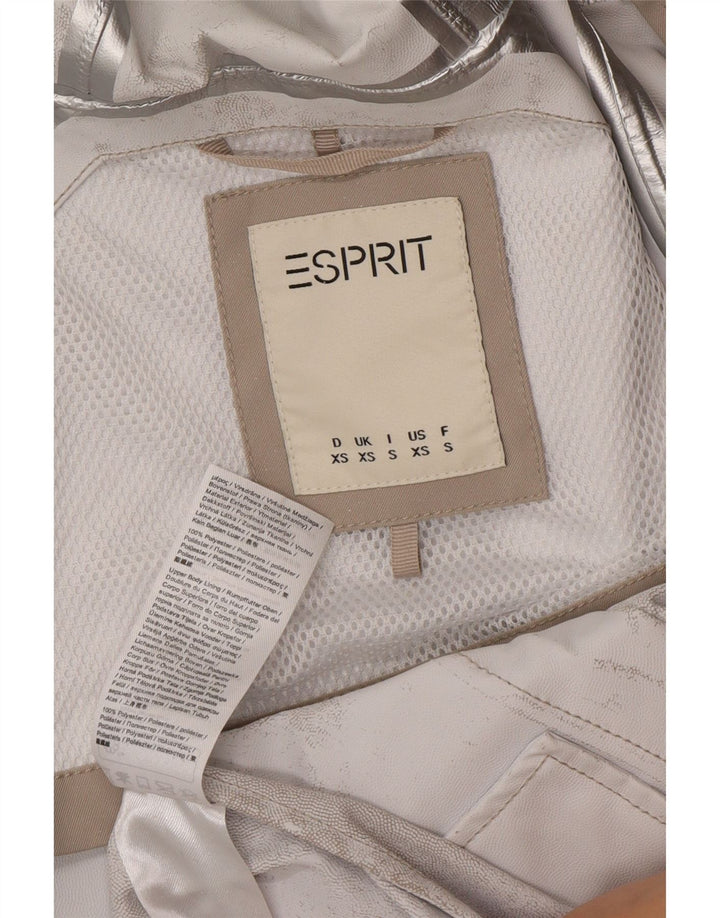 Impermeabile oversize con cappuccio da donna Esprit UK 6 XS Poliestere beige