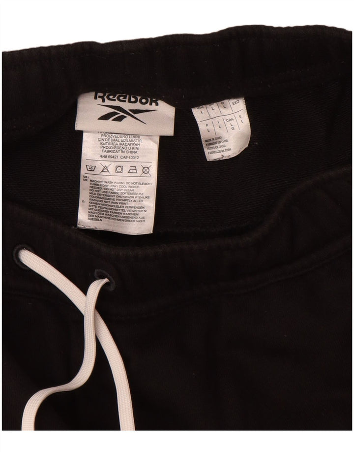 Pantaloni da tuta Reebok da uomo con grafica Joggers Large Black Colourblock