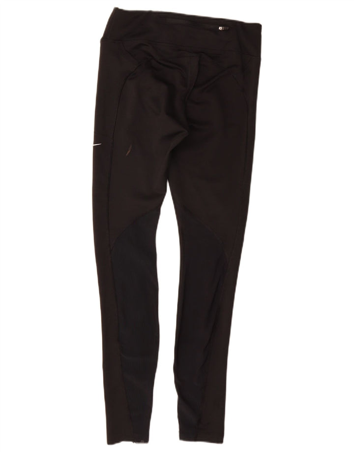 Leggings Dri Fit da donna NIKE UK 8 Small poliestere nero