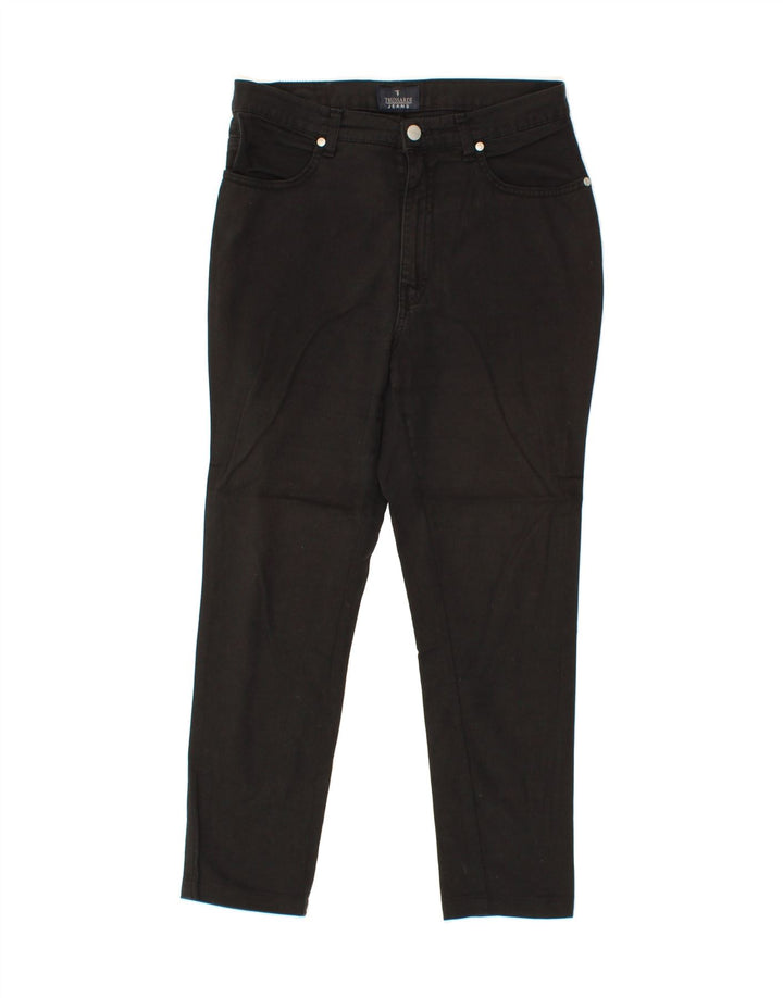 TRUSSARDI Mens Slim Cropped Jeans UK 31 Medium W31 L25 Black Vintage Trussardi and Second-Hand Trussardi from Messina Hembry 