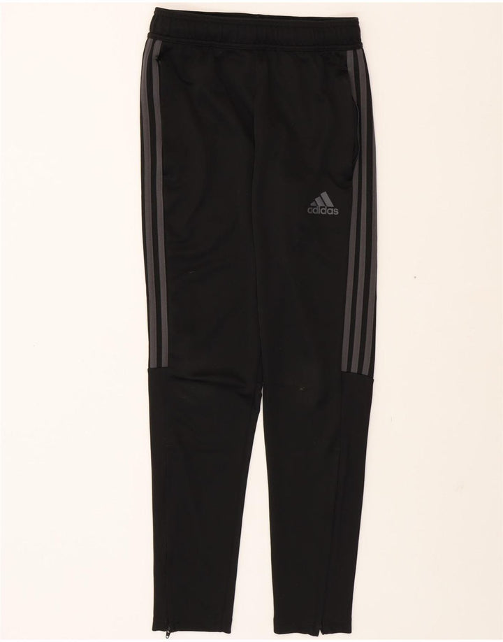ADIDAS Womens Aeroready Tracksuit Trousers UK 8 Small  Black Polyester Vintage Adidas and Second-Hand Adidas from Messina Hembry 