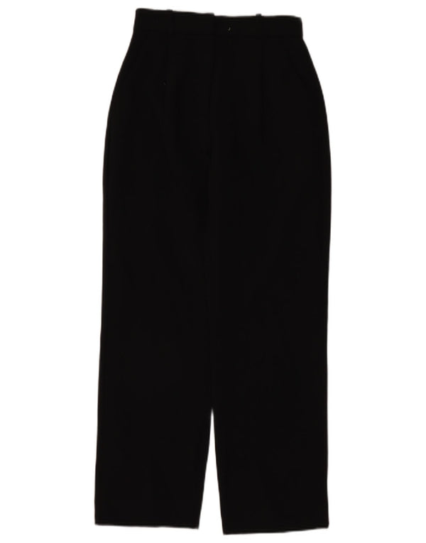 Pantaloni casual a vita alta da donna Abercrombie & Fitch US 00 2XS W24 L28 Bla