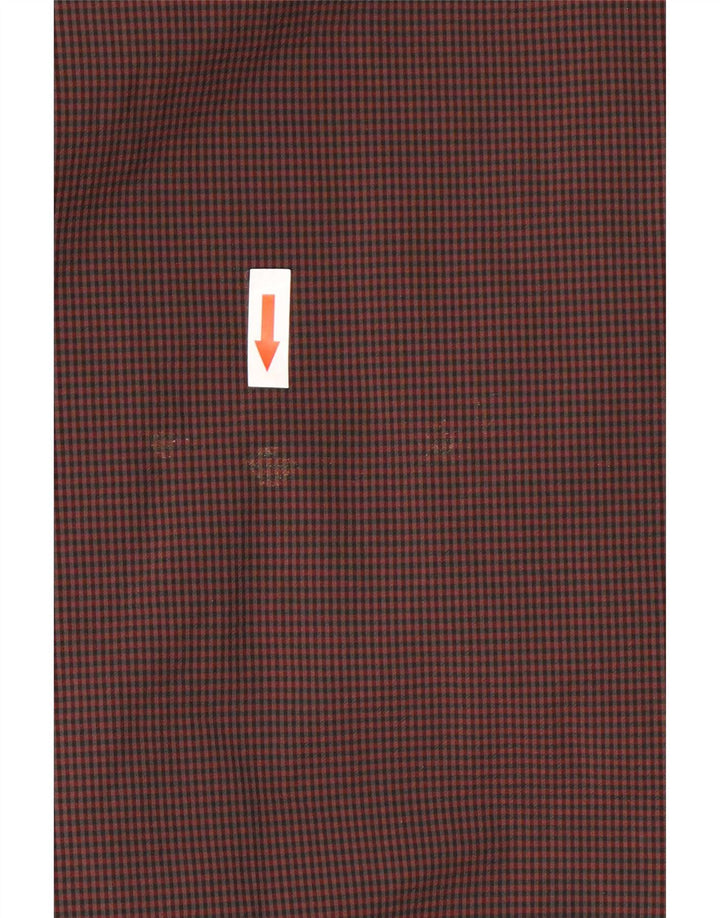 Giubbotto bomber da uomo Ted Baker taglia 4 grande quadretto marrone