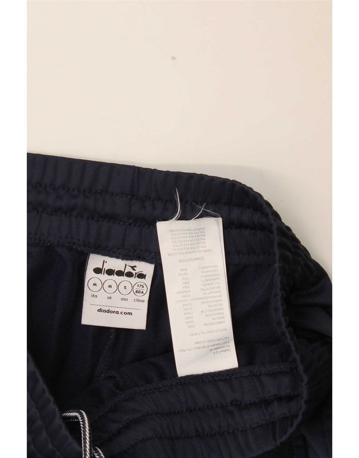 Pantaloni da tuta da uomo Diadora Joggers medi in poliestere blu navy