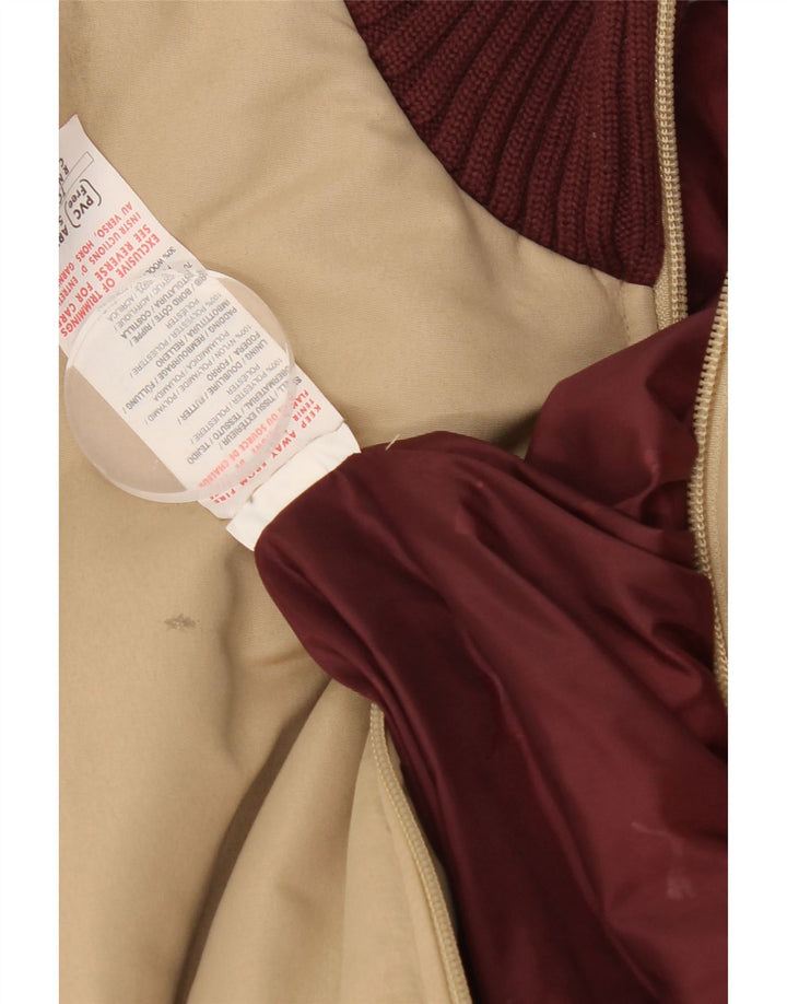 Giacca bomber grafica da donna Puma UK 16 Large Beige Colourblock Poliestere