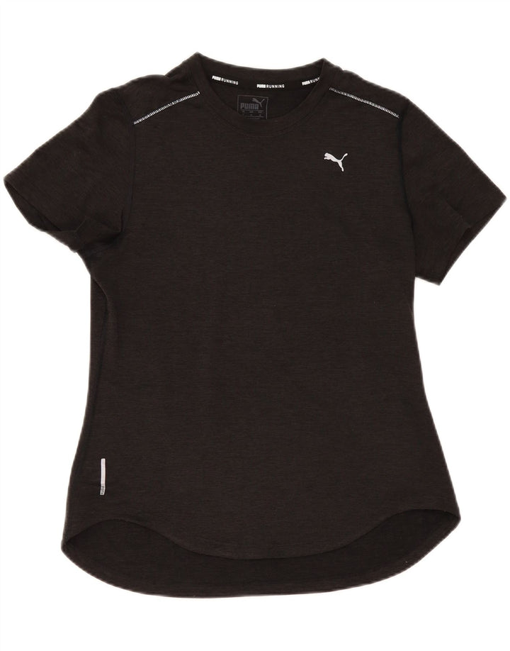 T-shirt grafica da donna PUMA Top UK 14 Poliestere grigio medio