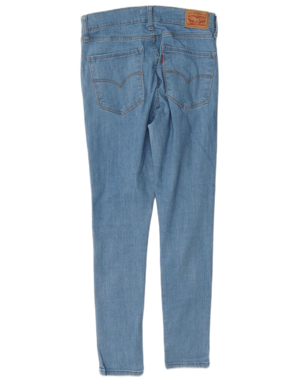 Levi's Womens 720 High Rise Super Skinny Jeans W30 L28 Blue Cotton