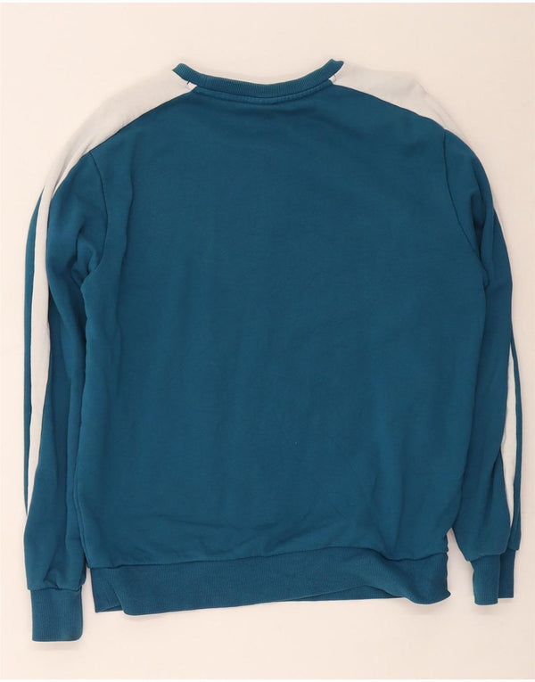 Felpa da donna Puma Jumper UK 14 Cotone color block blu medio
