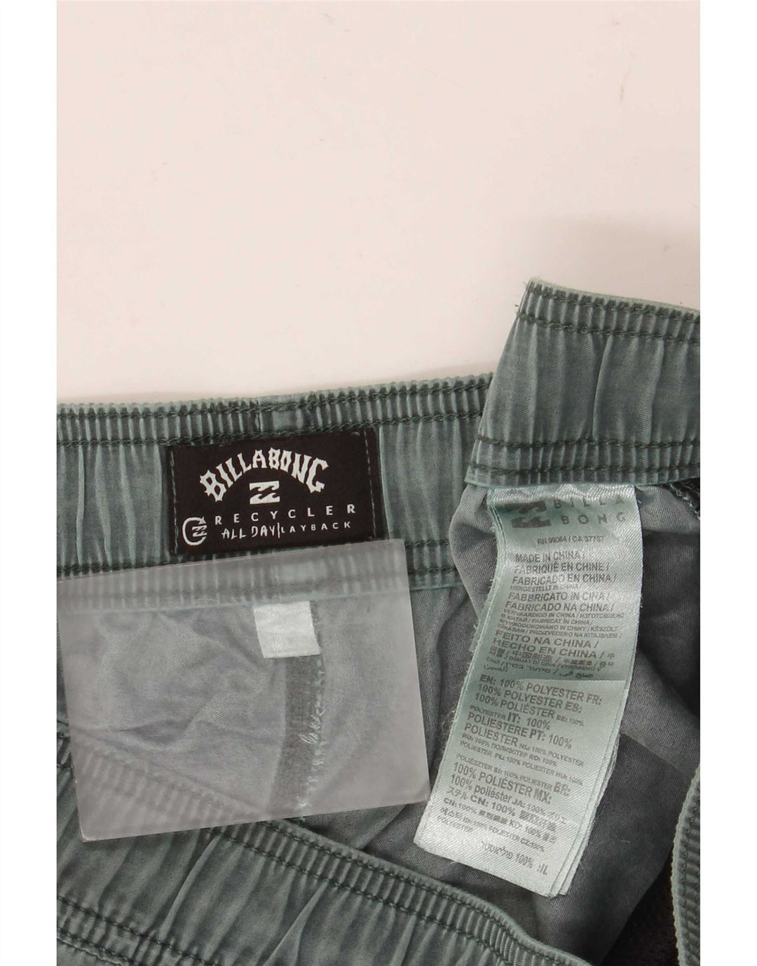 Pantaloncini da bagno da uomo Billabong verde medio in poliestere