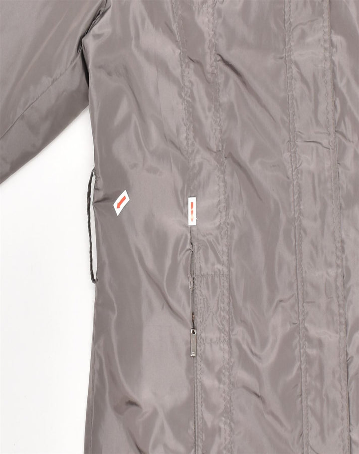 FIORELLA RUBINO Womens Bomber Jacket US 20 3XL Grey | Vintage | Thrift | Second-Hand | Used Clothing | Messina Hembry 