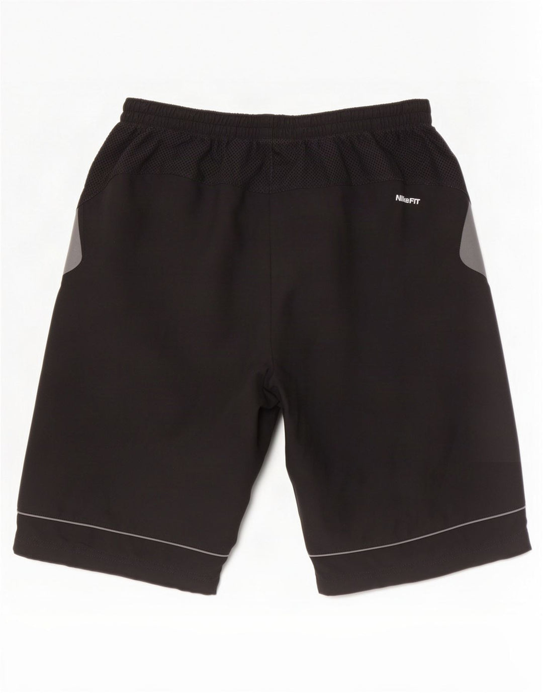 Pantaloncini sportivi Nike da uomo piccoli in poliestere color block nero