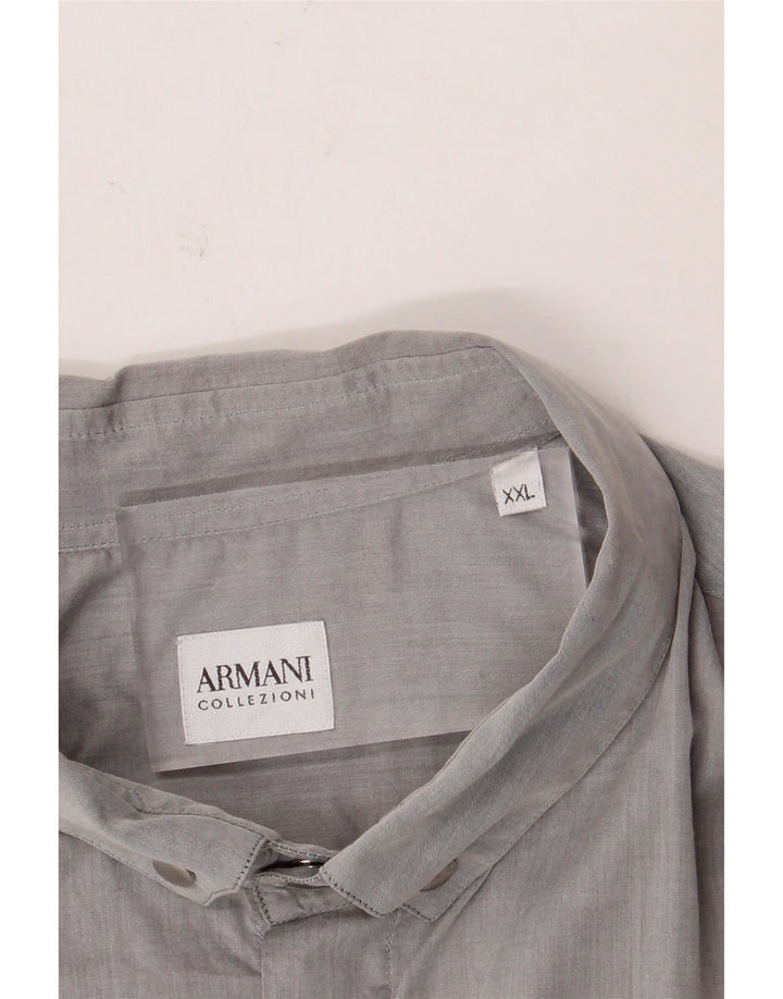 Camicia Armani Collezioni Uomo 2XL Grigia