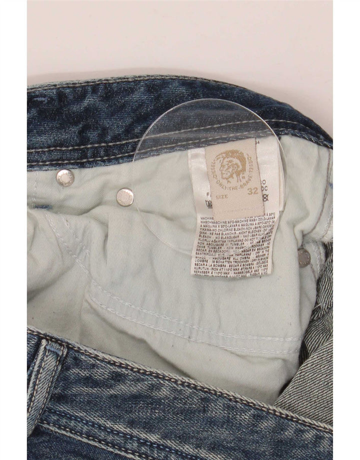 Diesel Jeans Bootcut da uomo invecchiati W32 L32 cotone blu