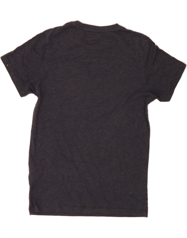 JACK & JONES Mens Regular Fit Graphic T-Shirt Top Medium Navy Blue Cotton Vintage Jack & Jones and Second-Hand Jack & Jones from Messina Hembry 