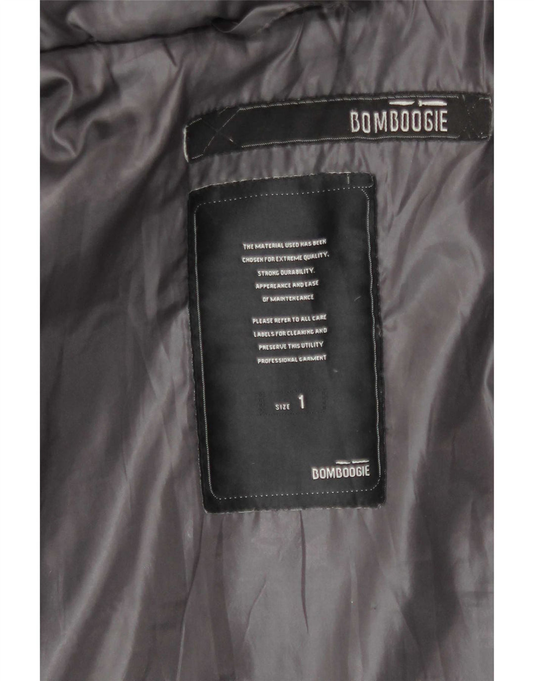 Giacca imbottita oversize con cappuccio da donna Bomboogie US 1 XS poliestere grigio