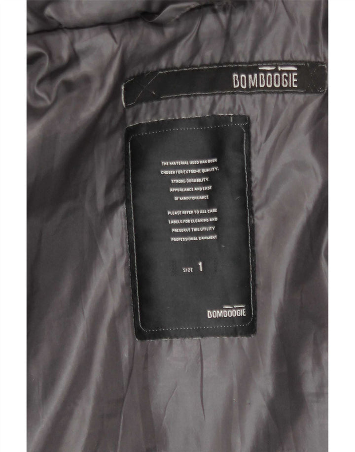 Giacca imbottita oversize con cappuccio da donna Bomboogie US 1 XS poliestere grigio