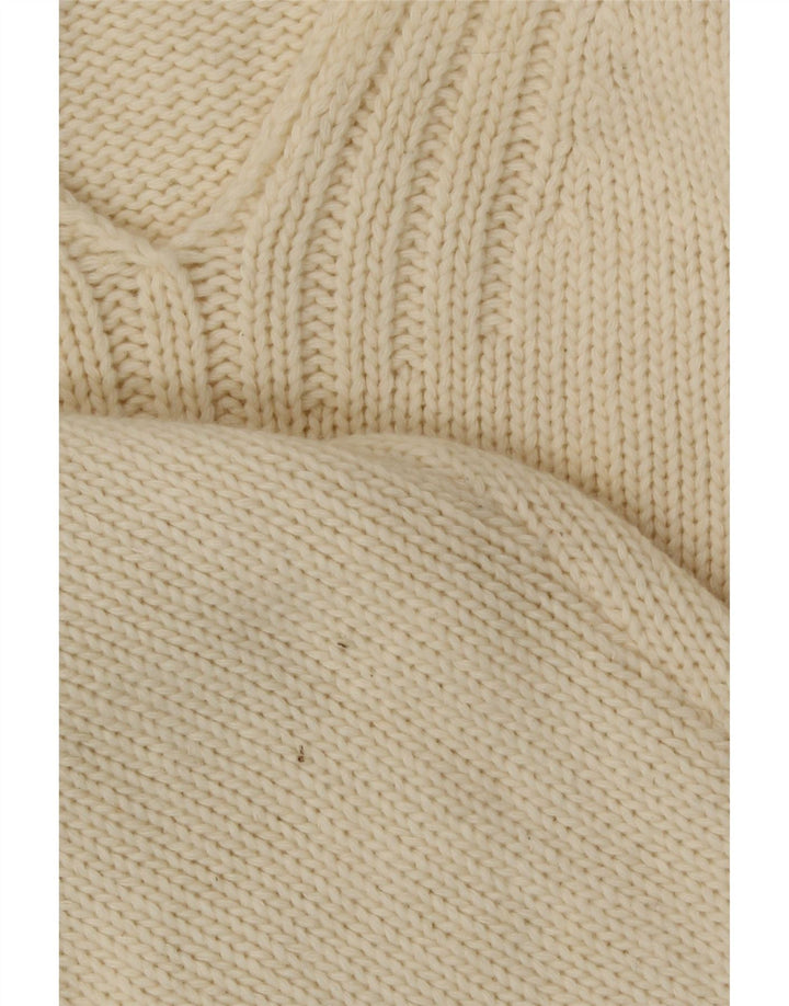 Maglione maglione con scollo a V da uomo Stone Island Beige medio