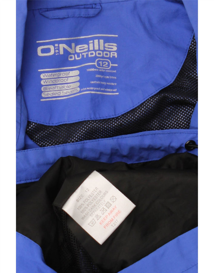 Giacca antipioggia con cappuccio da donna O'Neills UK 12 Poliestere blu medio