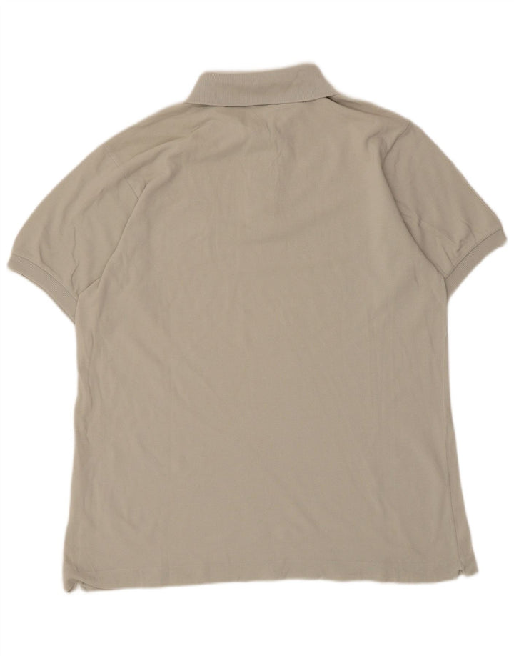 Polo da uomo Lacoste taglia 5 grande in cotone grigio